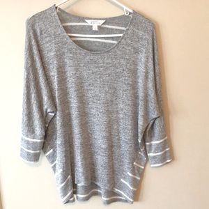 Gray Dolman top Size S